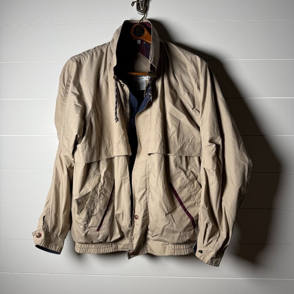 Winner Mate Sports Wear Jacket Men's L Vintage Plaid Lined